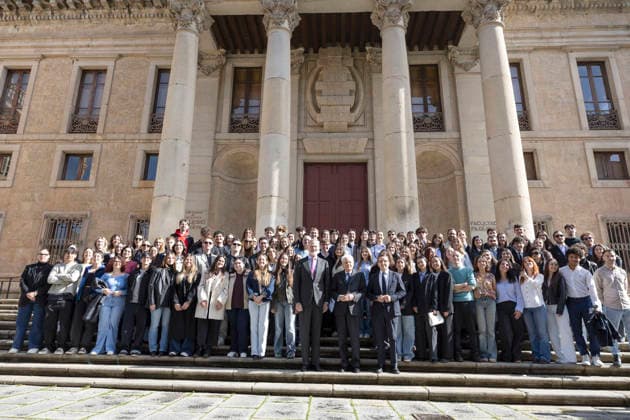 March 19, 2026, Salamanca, Rome, Spain: President of the Republic Sergio Mattarella with His Majesty the King of Spain, Felipe VI, in the historic center of the city of Salamanca. Salamanca, Spain 19 March 2026 Salamanca Spain  - ZUMAa289 20260319_zia_a289_006 Copyright: xFrancescoxAmmendolax