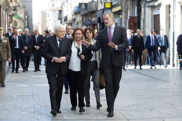 March 19, 2026, Salamanca, Rome, Spain: President of the Republic Sergio Mattarella with His Majesty the King of Spain, Felipe VI. Salamanca, Spain 19 March 2026 Salamanca Spain  - ZUMAa289 20260319_zia_a289_014 Copyright: xFrancescoxAmmendolax