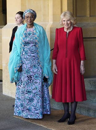 . 19 03 2026. London, United Kingdom. King Charles III and Queen Camilla bid farewell to President of Nigeria Bola Ahmed Tinubu and First Lady Oluremi Tinubu as they depart from Windsor Castle, on day two of their State Visit to the UK.  xPoolx xi-Imagesx IIM-26652-0006