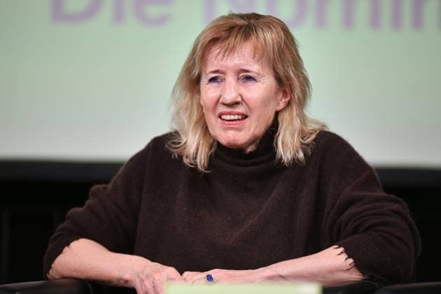 Leipzig, Sachsen, Deutschland, 19.03.2026: Messehalle: Leipziger Buchmesse: Ines Geipel bei Vorstellung der Nominierten für den Preis der Leipziger Buchmesse wenige Stunden vor der Preisverleihung Copyright: xdtsxNachrichtenagenturx dts_111305