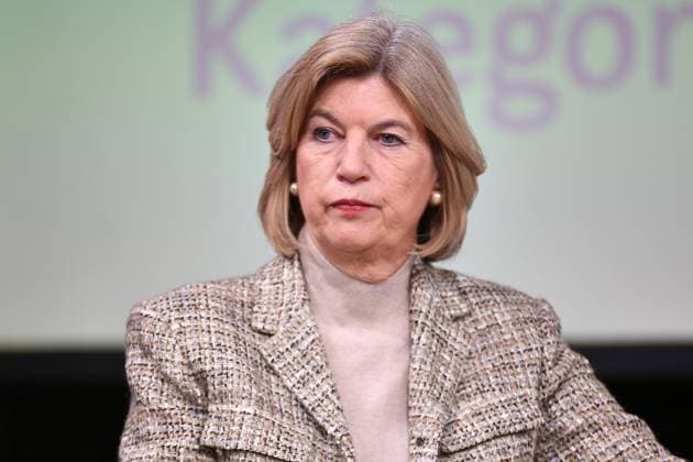 Leipzig, Sachsen, Deutschland, 19.03.2026: Messehalle: Leipziger Buchmesse: Marie-Janine Calic bei Vorstellung der Nominierten für den Preis der Leipziger Buchmesse wenige Stunden vor der Preisverleihung Copyright: xdtsxNachrichtenagenturx dts_111308
