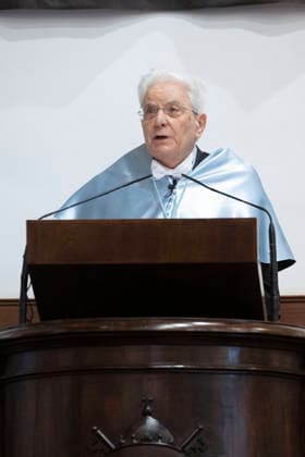 March 19, 2026, Salamanca, Rome, Spain: President of the Republic Sergio Mattarella at the award ceremony for the academic honor of Doctor Honoris Causa conferred by the University of Salamanca. Salamanca, Spain 19 March 2026 Salamanca Spain  - ZUMAa289 20260319_zia_a289_072 Copyright: xFrancescoxAmmendolax