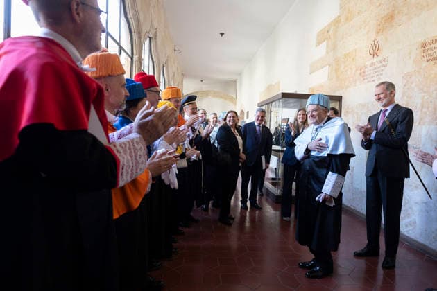 March 19, 2026, Salamanca, Rome, Spain: President of the Republic Sergio Mattarella with His Majesty the King of Spain, Felipe VI, at the University of Salamanca, on the occasion of the award ceremony of the academic honor of Doctor Honoris Causa. Salamanca, March 19, 2026 Salamanca Spain  - ZUMAa289 20260319_zia_a289_129 Copyright: xAmmendolaxPressxOfficex