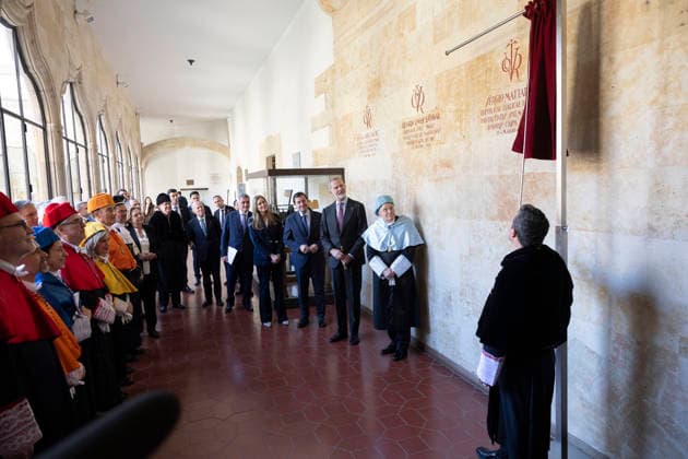 March 19, 2026, Salamanca, Rome, Spain: President of the Republic Sergio Mattarella with His Majesty the King of Spain, Felipe VI, at the University of Salamanca, on the occasion of the award ceremony of the academic honor of Doctor Honoris Causa. Salamanca, March 19, 2026 Salamanca Spain  - ZUMAa289 20260319_zia_a289_128 Copyright: xAmmendolaxPressxOfficex