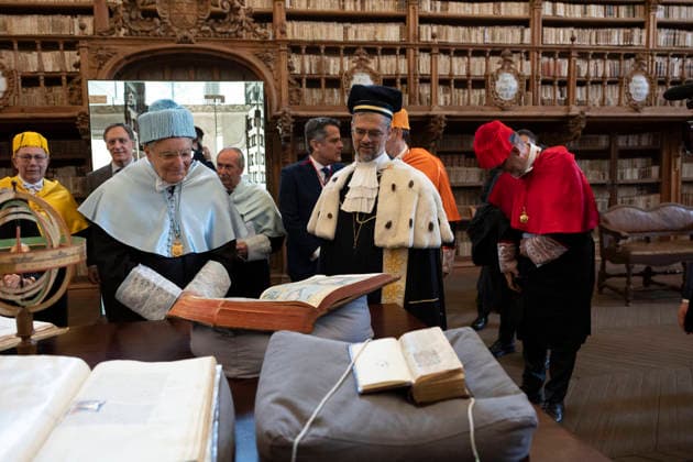 March 19, 2026, Salamanca, Rome, Spain: President of the Republic Sergio Mattarella at the award ceremony for the academic honor of Doctor Honoris Causa conferred by the University of Salamanca. Salamanca, March 19, 2026 Salamanca Spain  - ZUMAa289 20260319_zia_a289_131 Copyright: xAmmendolaxPressxOfficex