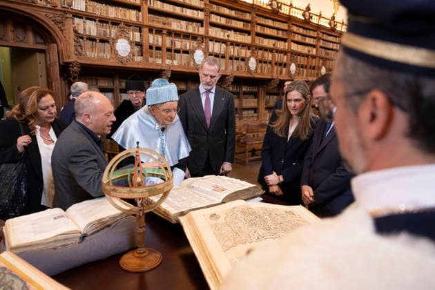 March 19, 2026, Salamanca, Rome, Spain: President of the Republic Sergio Mattarella with His Majesty the King of Spain, Felipe VI, at the University of Salamanca, on the occasion of the award ceremony of the academic honor of Doctor Honoris Causa. Salamanca, March 19, 2026 Salamanca Spain  - ZUMAa289 20260319_zia_a289_132 Copyright: xAmmendolaxPressxOfficex