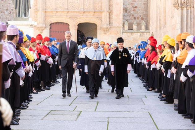 March 19, 2026, Salamanca, Rome, Spain: President of the Republic Sergio Mattarella with His Majesty the King of Spain, Felipe VI, at the University of Salamanca, on the occasion of the award ceremony of the academic honor of Doctor Honoris Causa. Salamanca, March 19, 2026 Salamanca Spain  - ZUMAa289 20260319_zia_a289_134 Copyright: xAmmendolaxPressxOfficex