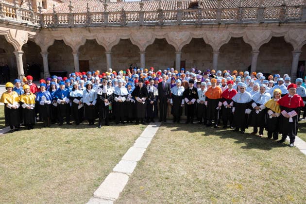 March 19, 2026, Salamanca, Rome, Spain: President of the Republic Sergio Mattarella with His Majesty the King of Spain, Felipe VI, at the University of Salamanca, on the occasion of the award ceremony of the academic honor of Doctor Honoris Causa. Salamanca, March 19, 2026 Salamanca Spain  - ZUMAa289 20260319_zia_a289_137 Copyright: xAmmendolaxPressxOfficex