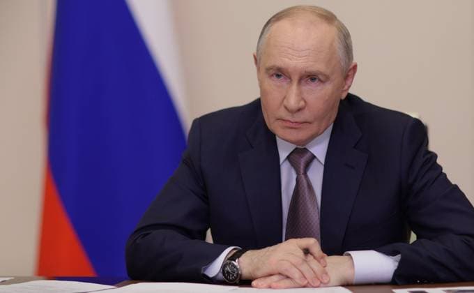 Russian President Vladimir Putin held a videoconference meeting with members of the government to discuss the socio-economic development of Crimea and Sevastopol. Russian President Vladimir Putin held a videoconference meeting with members of the government to discuss the socio-economic development of Crimea and Sevastopol. Moscow, Russia, March 18, 2026. Photo by Russian Foreign Ministry s official apaimages Russia Russia Russian Federation 190326_Russia_RPO_00(4) Copyright: xapaimagesxRussianxForeignxMinistry sxofficialx xapaimagesx