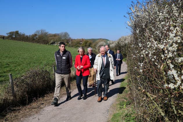 . 19 03 2026. Seaford, United Kingdom. King Charles III inaugurates the King Charles III England Coast Path and opens the Seven Sisters National Nature Reserve in Seaford, United Kingdom.  xPoolx xi-Imagesx IIM-26653-0007