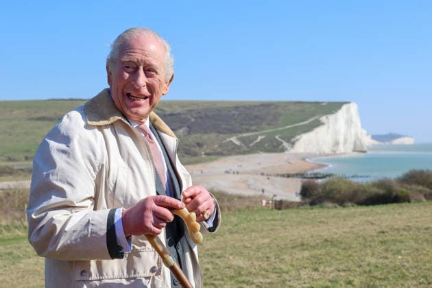 . 19 03 2026. Seaford, United Kingdom. King Charles III inaugurates the King Charles III England Coast Path and opens the Seven Sisters National Nature Reserve in Seaford, United Kingdom.  xPoolx xi-Imagesx IIM-26653-0031