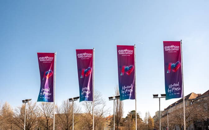 20260319 ESC Medienupdate WIEN, OESTERREICH - 19. MAERZ: Sujet - Symbolbild - Austragungsort - Mediengespraech anlaesslich eines ORF Updates zum 70. Eurovision Song Contest vom 12. bis zum 16. Mai 2026 in Wien im Foyer der Halle F der Wiener Stadthalle am 19. Maerz 2026 in Wien, Oesterreich. 260319_SEPA_17_048 Copyright: xIsabellexOuvrardx SEPAxMedia