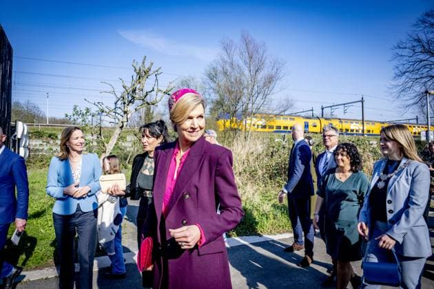 UTRECHT - Queen Maxima is in Utrecht together with the Minister for Climate & Green Growth, Stientje van Veldhoven, for the start of the eleventh Circular Economy Week. During this week, pioneers, companies, researchers, and government bodies in the Netherlands demonstrate how circular innovation and entrepreneurship work in practice. ROBIN UTRECHT ANP netherlands out - belgium out  Copyright: xx x553808634x originalFilename: 553808634.jpg