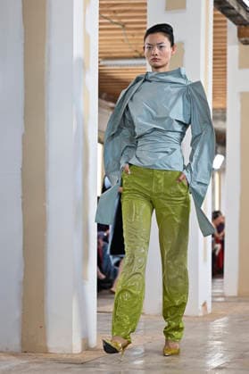 February 28, 2026, Madrid, Spain: A model walks the runway wearing a design by Ernesto Naranjo during Mercedes-Benz Fashion Week de Madrid at Palacio Fernaz Nunoz. Madrid Spain - ZUMAs197 20260228_aaa_s197_2438 Copyright: xAtilanoxGarciax