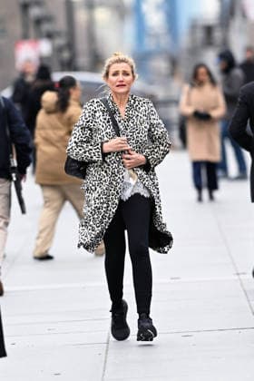 **VIDEO AVAILABLE** Cameron Diaz is spotted filming on the set of Stephen Merchants so far untitled rom-com in New York City Featuring: Cameron Diaz Where: New York City, New York, United States When: 19 Mar 2026 Credit: Elder Ordonez INSTARimages EDITORIAL USE ONLY. NOT FOR USE BY NEWSPAPERS BASED IN THE UK. Copyright: xx instar55566727