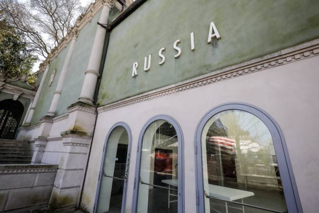 March 19, 2026, Venice, Rome, Italy: Biennale Gardens. Russian Pavilion Venice, March 19, 2026 Venice Italy  - ZUMAa289 20260319_zia_a289_156 Copyright: xMircoxToniolox