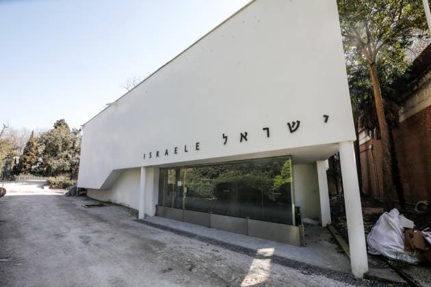 March 19, 2026, Venice, Rome, Italy: Biennale Gardens. Israeli Pavilion. Venice, March 19, 2026 Venice Italy  - ZUMAa289 20260319_zia_a289_172 Copyright: xMircoxToniolox
