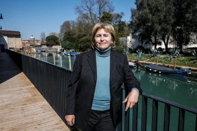 March 19, 2026, Venice, Rome, Italy: Presentation of the completely renovated Central Pavilion at the Giardini della Biennale. Tamara Gregoretti, representing the Minister of Culture, will present the presentation. Venice, March 19, 2026 Venice Italy  - ZUMAa289 20260319_zia_a289_176 Copyright: xMircoxToniolox