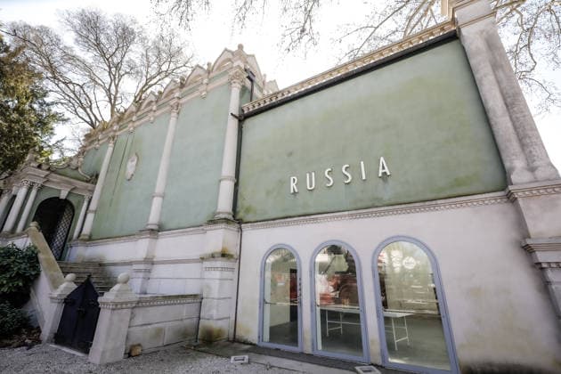March 19, 2026, Venice, Rome, Italy: Biennale Gardens. Russian Pavilion Venice, March 19, 2026 Venice Italy  - ZUMAa289 20260319_zia_a289_179 Copyright: xMircoxToniolox