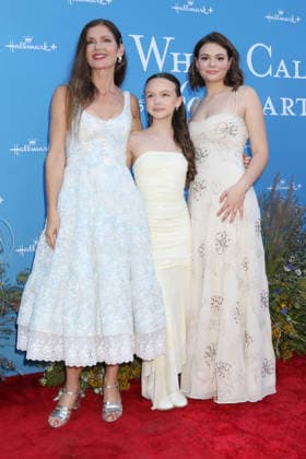 March 19, 2026, West Hollywood, California, USA: LOS ANGELES - MAR 19: Jill Hennessy, Mila Morgan, Maria March at the When Calls the Heart and Hope Valley: 1874 Celebration at The Sun Rose Hotel on March 19, 2026 in West Hollywood, CA West Hollywood USA  - ZUMAb170 20260319_aap_b170_051 Copyright: xKayxBlakex