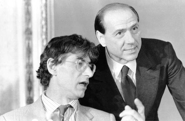 MILAN - SILVIO BERLUSCONI AND UMBERTO BOSSI  Copyright: xMimmoxCarullix xipa-agency.netx xAgenziaxFotogrammax IPA_Agency_IPA61725568