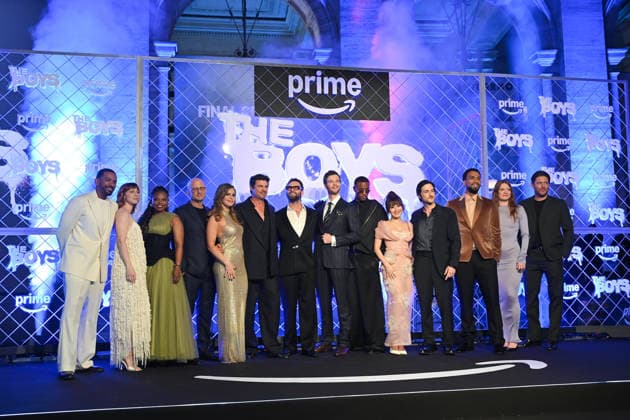 World premiere of the Prime TV series The Boys 5 The cast on the carpet of the world premiere of the Prime TV series The Boys 5 final season at the cinema The modern space. Rome (Italy), March 19, 2026 Imago-Images Emmefoto Copyright: xImago-Images Emmefotox