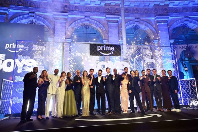 World premiere of the Prime TV series The Boys 5 The cast on the carpet of the world premiere of the Prime TV series The Boys 5 final season at the cinema The modern space. Rome (Italy), March 19, 2026 Imago-Images Emmefoto Copyright: xImago-Images Emmefotox