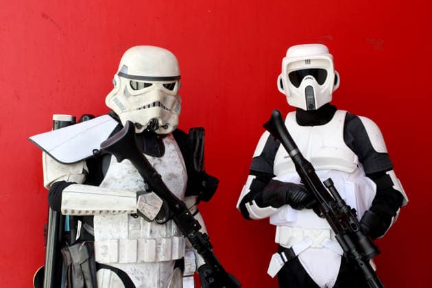 March 19, 2026, Madrid, Spain: Star Wars stormtroopers as San Diego Comic-Con Malaga announces its second edition which will take place from October 1 to 4 2026 at the FYCMA venue in Malaga. Originally founded in 1970 as the Golden Madrid Comic-Con, the event has evolved into the most influential pop culture gatherings in the world. Madrid Spain  - ZUMAo127 20260319_zep_o127_083 Copyright: xHugoxOrtunox