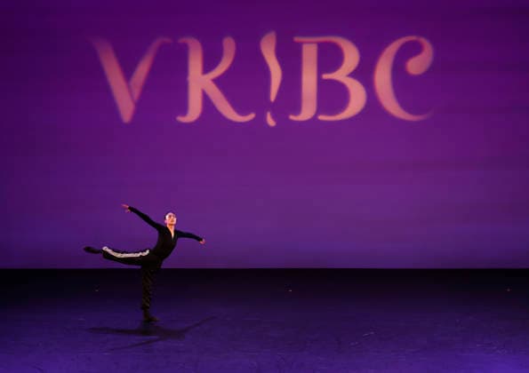 Chae Won Seo of South Korea competes in the Contemporary Seniors and Duets section at the Valentina Kozlova International Ballet Competition as part of their Independent Works Series at New York Live Arts on Thursday, March 19, 2026 in New York City.  NYP20260319101 JohnxAngelillo