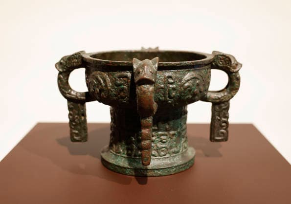 The Ya Li Fu Gui Gui, An exceedingly rare and important archaic bronze four-handled ritual food vessel, Early Western Zhou dynasty is on display along with other highlights from Sotheby s Inaugural Asian Art Sales on display at The Breuer Building on Thursday, March 19, 2026 in New York City.  NYP20260302126 JOHNxANGELILLO