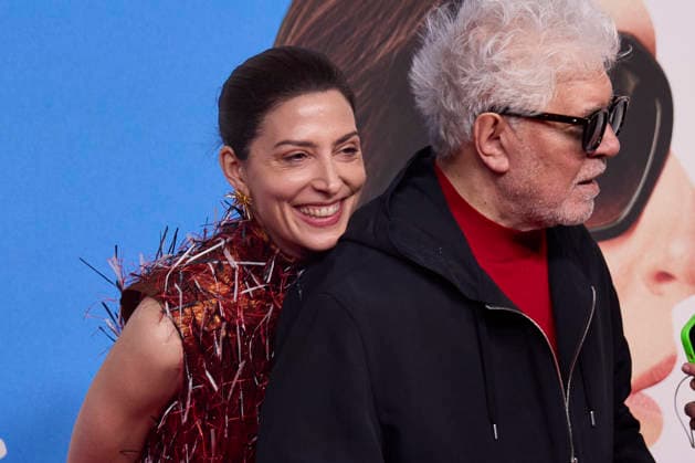 March 19, 2026, Madrid, Madrid, Spain: LEONARDO SBARAGLIA, BoÂRBARA LENNIE AND PEDRO ALMODOVAR attend the Amarga Navidad (Bitter Christmas) premiere Madrid Spain - ZUMAc260 20260319_zep_c260_024 Copyright: xMikexChicorrox
