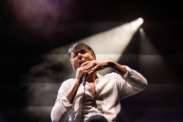 March 19, 2026, Porto, Portugal: Brett Anderson, British vocalist of Suede, performs live during the band™s Antidepressants: Dancing with the Europeans tour at Super Bock Arena Pavilhao Rosa Mota. Porto Portugal - ZUMAs197 20260319_aaa_s197_119 Copyright: xDiogoxBaptistax