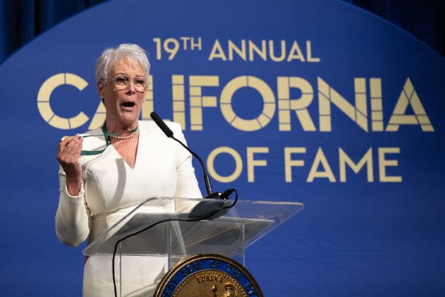 March 19, 2026, Sacramento, Ca, USA: Actress Jamie Lee Curtis delivers her acceptance speech during the induction of the 19th class to the California Hall of Fame at the California Museum on Thursday, March 19, 2026, in Sacramento. Sacramento USA - ZUMAj89_ 20260319_zaf_j89_043 Copyright: xPaulxKitagakixJr.x
