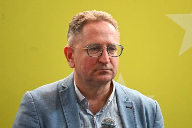 Leipziger Buchmesse, Book Fair Leipzig, Sachsen - vom 19.03. bis 22.03.2026. Erster Messetag. Der bulgarische Wissenschaftler, Autor und Schriftsteller Georgi Bardarov im Talk