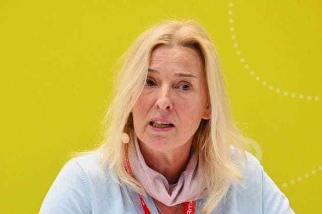 Leipziger Buchmesse, Book Fair Leipzig, Sachsen - vom 19.03. bis 22.03.2026. Erster Messetag. Autorin Ines Keerl - im Talk