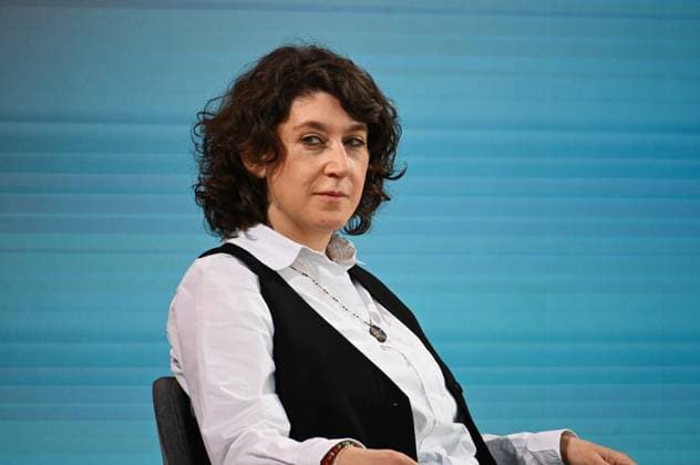 Leipziger Buchmesse, Book Fair Leipzig, Sachsen - vom 19.03. bis 22.03.2026. Erster Messetag. Autorin Lena Gorelik, Buchtitel Alle meine Mütter - im Talk