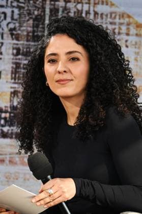 Leipziger Buchmesse, Book Fair Leipzig, Sachsen - vom 19.03. bis 22.03.2026. Erster Messetag. Siham El-Maimouni, TV-Moderatorin im Talk