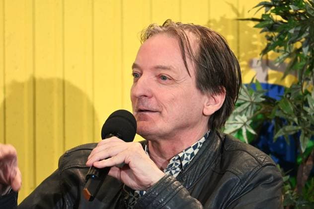Leipziger Buchmesse, Book Fair Leipzig, Sachsen - vom 19.03. bis 22.03.2026. Erster Messetag. Schriftsteller Volker Sielaff - im Talk
