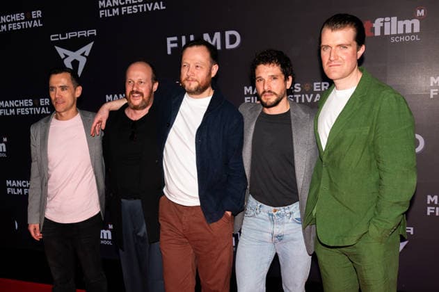 Kit Harington s Psychopomp Premiere Kit Harington and celebrities attend the premiere of his directoral debut, Psychopomp, at Manchester Film Festival Featuring: Guest, Kit Harington, Culum Simpson, Ciaran Owens Where: Manchester, United Kingdom When: 19 Mar 2026 Credit: Graham Finney WENN Manchester United Kingdom Copyright: xWENNx wenn41171230 x wenn41171230