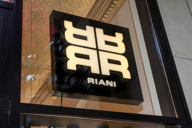 abb Aussenansicht Store Logo beim Riani Store Opening am Donnerstag 19.03.2026 in Hamburg Hamburg Deutschland