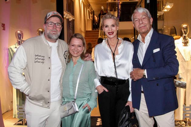 abb Brian Bojsen, Nova Meierhenrich, Grit Weiss und Jo Groebel zu Gast beim Riani Store Opening am Donnerstag 19.03.2026 in Hamburg Hamburg Deutschland