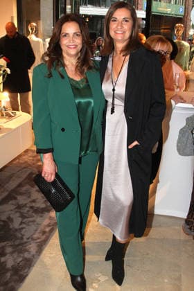 Rebecca Immanuel and Inka Schneider during the Riani Store Opening Event at Hohe Bleichen 17 on March 19, 2026 in Hamburg, Germany Riani Store opening event in Hamburg, Germany