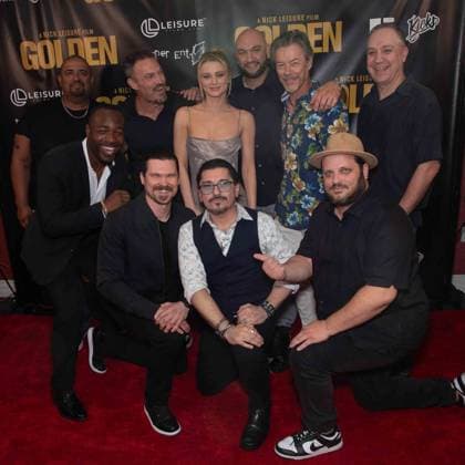 March 19, 2026, Los Angeles, California, USA: GOLDEN CAST AND CREW attends the Level 33 Entertainment Ã¢â‚¬oeGOLDENÃ¢â‚¬Â red carpet premiere on March 19, 2026 at the Laemmle Royal Theatre in Los Angeles, California. Los Angeles USA - ZUMAw213 20260319_zep_w213_006 Copyright: xDrewxBlyx