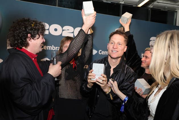 19. Swiss Music Awards 2026 Schweizer Rockpopband Hecht, Gewinner in den Kategorien Best Group, Best Live Act, Best Streaming Artist und Best Hit. Verleihung der 19. Swiss Music Awards am 19.03.2026 im Hallenstadion Zürich. Kanton Zürich, Schweiz.