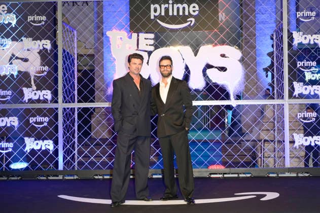 Karl Urban und Antony Starr bei der Weltpremiere der 5. Staffel der Amazon Prime Video Serie The Boys im Space Cinema Moderno. Rom, 19.03.2026