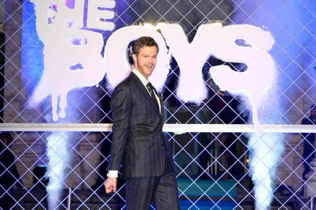 Jack Quaid attends at world premiere of Prime Video tv series The Boys 5 at The Space Moderno Cinema in Rome.
