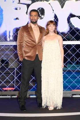 Nathan Mitchell und Valorie Curry bei der Weltpremiere der 5. Staffel der Amazon Prime Video Serie The Boys im Space Cinema Moderno. Rom, 19.03.2026