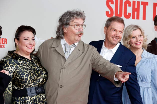 Meltem Kaptan, Hape Kerkeling, Sven Unterwaldt und Eva Habermann bei der Premiere des Kinofilms Horst Schlämmer sucht das Glück in der Lichtburg. Essen, 19.03.2026