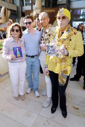 Claudia Obert, Max Suhr, Marcell Damaschke und Julian F.M. Stoeckel bei der Premiere des Kinofilms Horst Schlämmer sucht das Glück in der Lichtburg. Essen, 19.03.2026