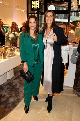 Rebecca Immanuel und Inka Schneider beim Riani Store Opening in der Straße Hohe Bleichen 17. Hamburg, 19.03.2026